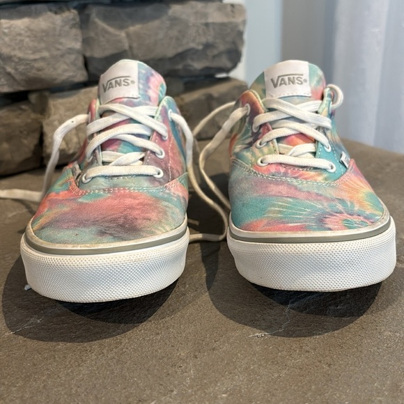 VANS Doheny Heart pastel tie dye,low lace up sneakers/trainers/skate/waffle sole - Picture 3 of 11